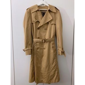 Vintage Christian Dior Khaki Trench Coat